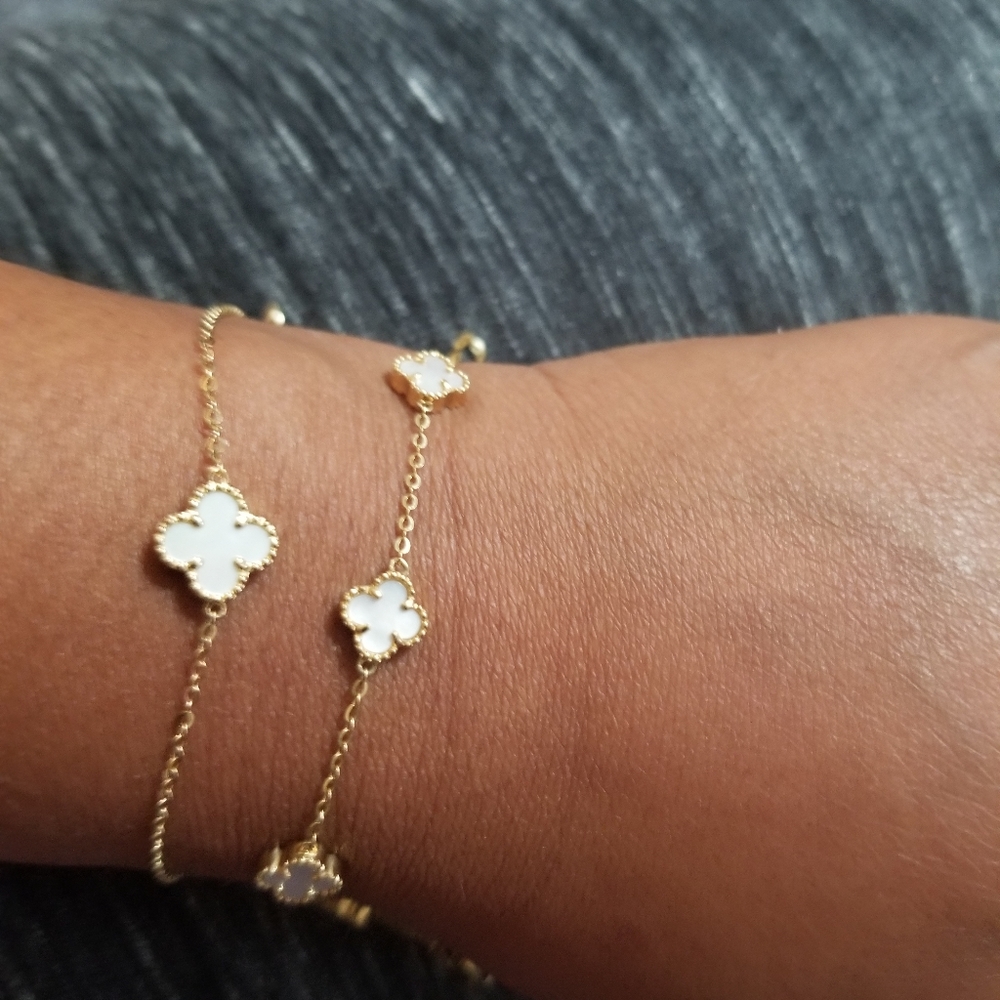 18k solid  gold bracelets